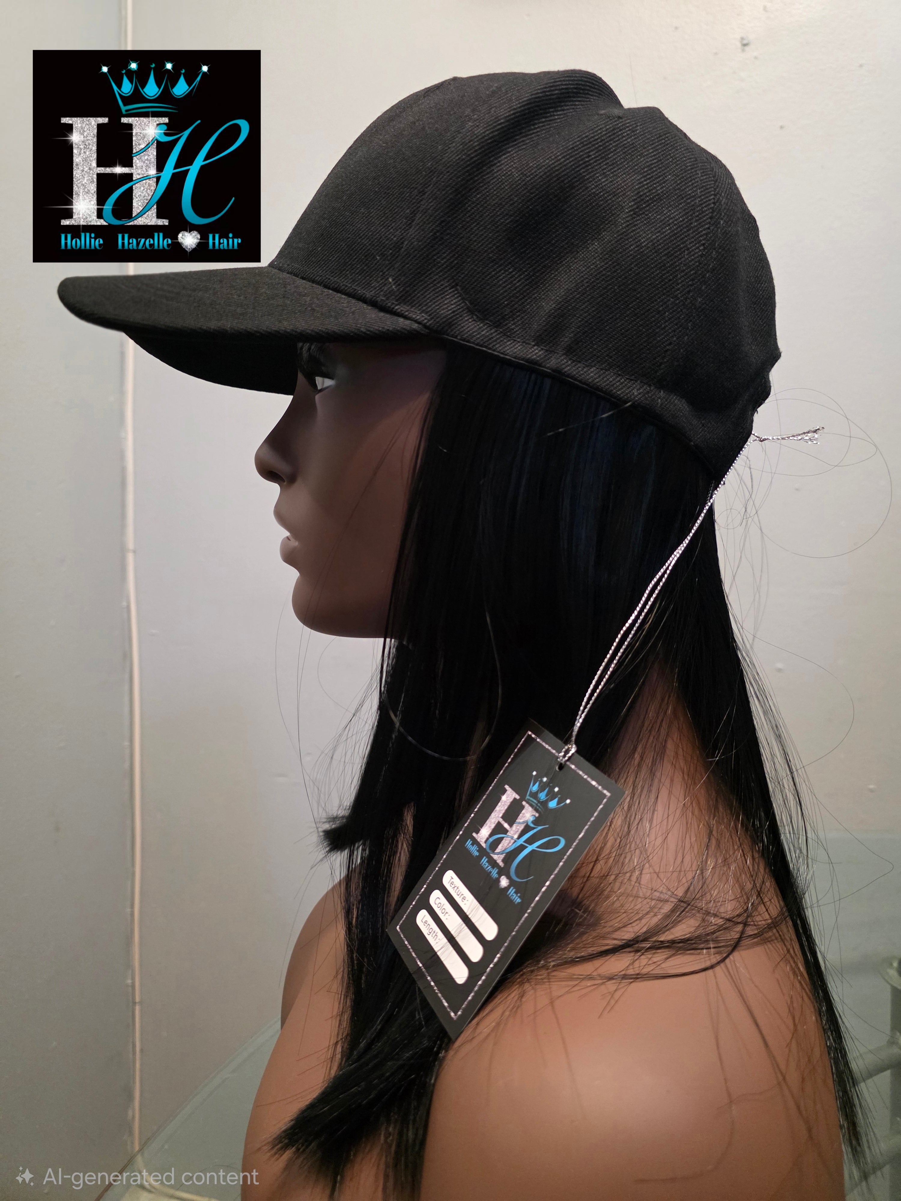 The Erin Wig_ Baseball Cap straight
